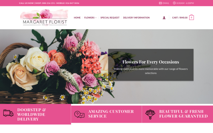 Margaret Florist – Flower Delivery in Kota Kinabalu